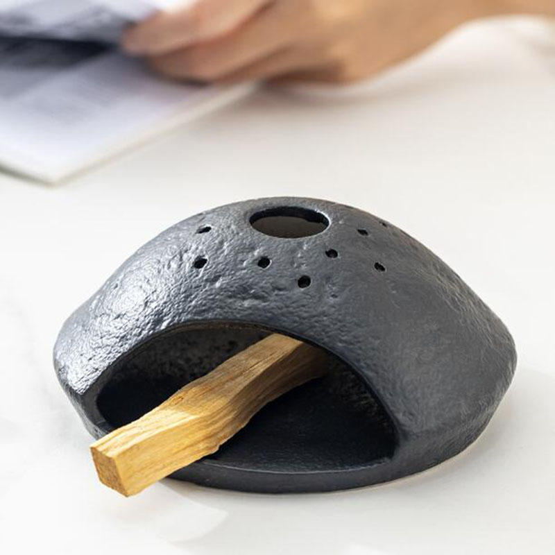 Home Fragrance Items - Ceramic Palo Santo Holder Sandalwood Block