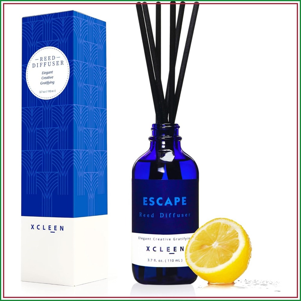 Home Fragrance Set - Reed Diffuser Set 3.7oz, 6 Sticks,