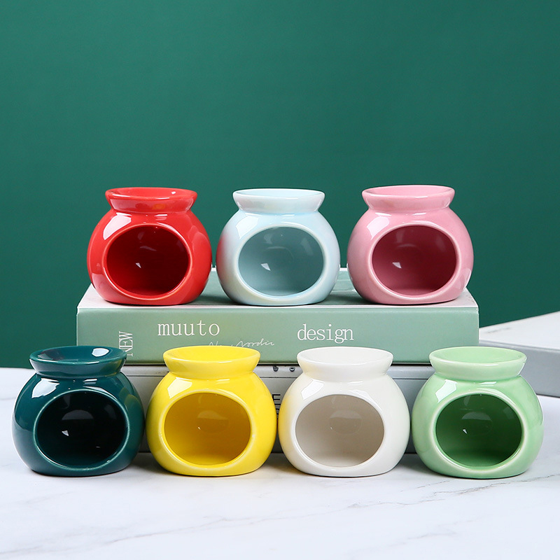 Home Fragrance Items - Porcelain Aroma Burner Essential Oil Furance