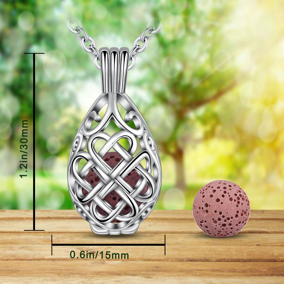 EUDORA New 12mm Aromatherapy P - Diffuser Necklace Locket recensie en prijs