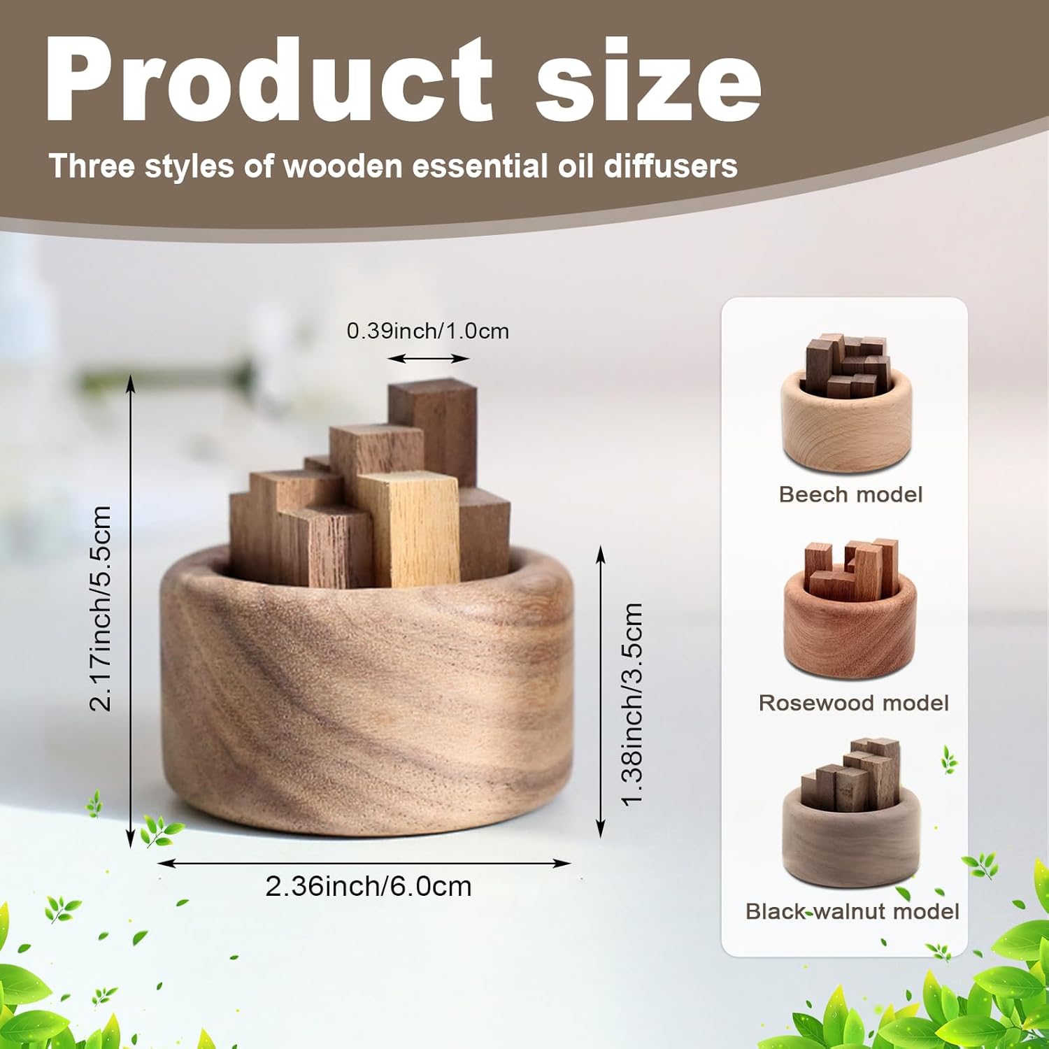 1/3pcs wooden essential oil di - Home Fragrance Set recensie en prijs