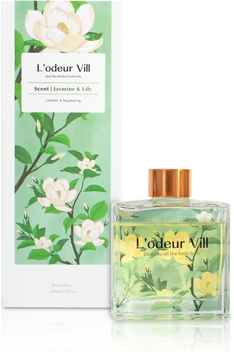 Jasmine Lily Reed Diffuser Set - Home Fragrance Set recensie en prijs