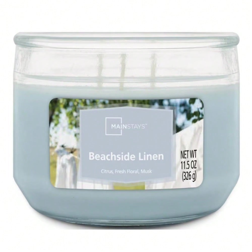 3-Wick Scented Glass Jar Candl - Home Fragrance Linen recensie en prijs