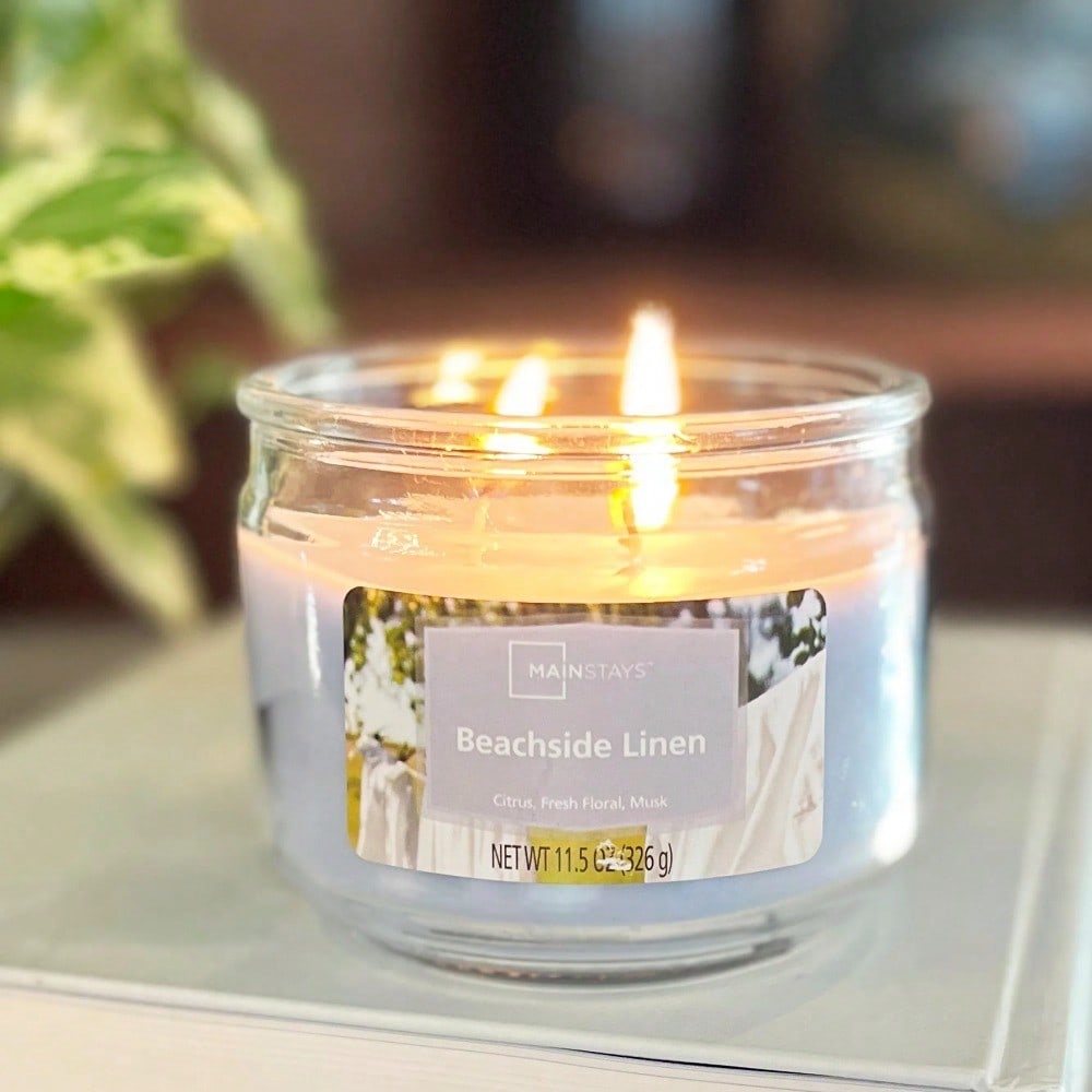 3-Wick Scented Glass Jar Candl - Home Fragrance Linen recensie en prijs