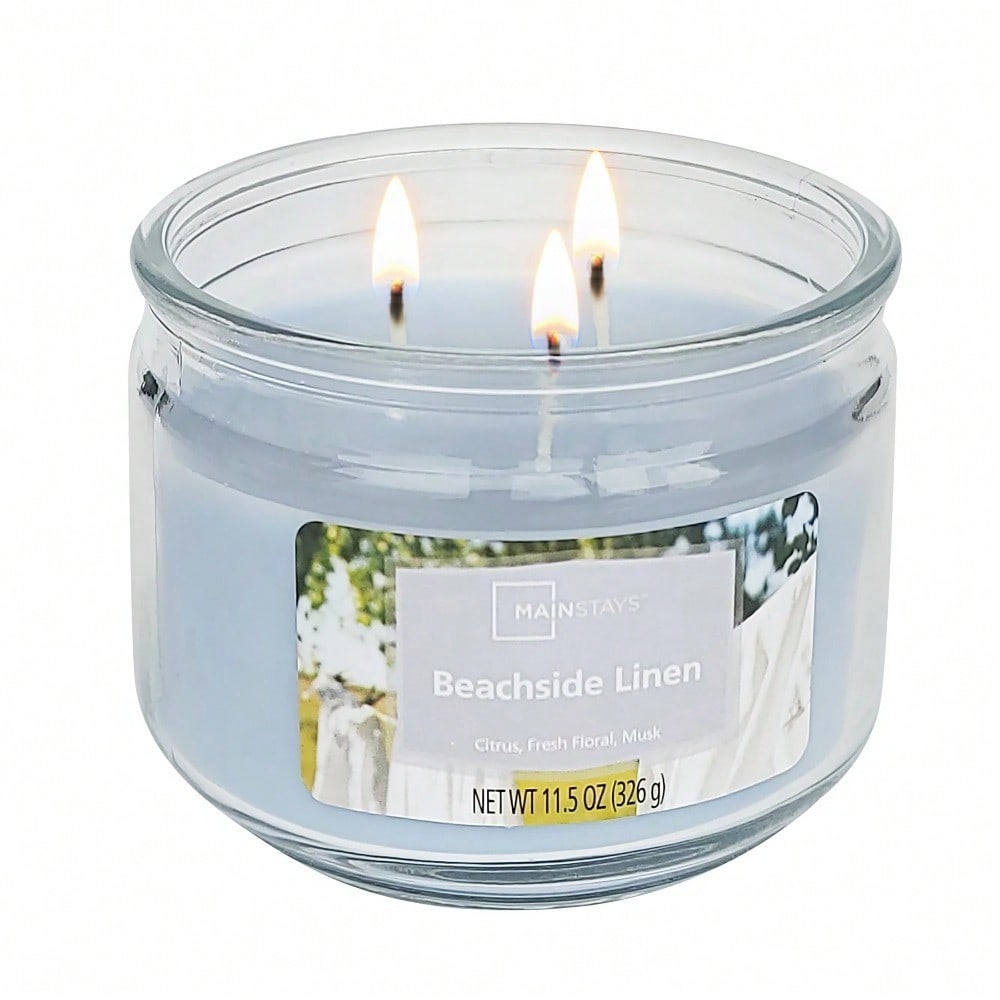 3-Wick Scented Glass Jar Candl - Home Fragrance Linen recensie en prijs