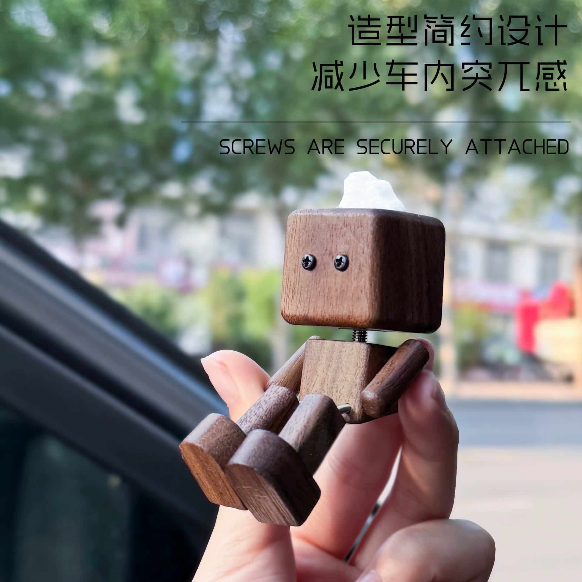 ⭐1Pc Robot Shape Wood Scent Di - Home Fragrance Tool recensie en prijs