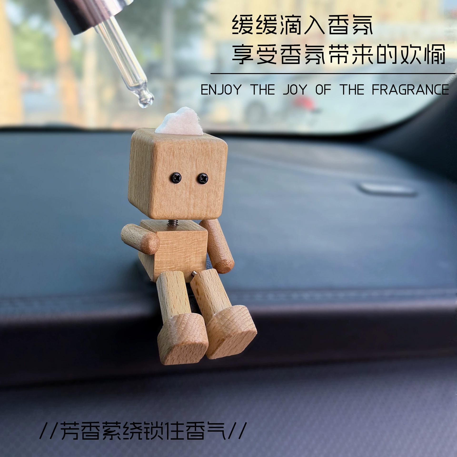 ⭐1Pc Robot Shape Wood Scent Di - Home Fragrance Tool recensie en prijs