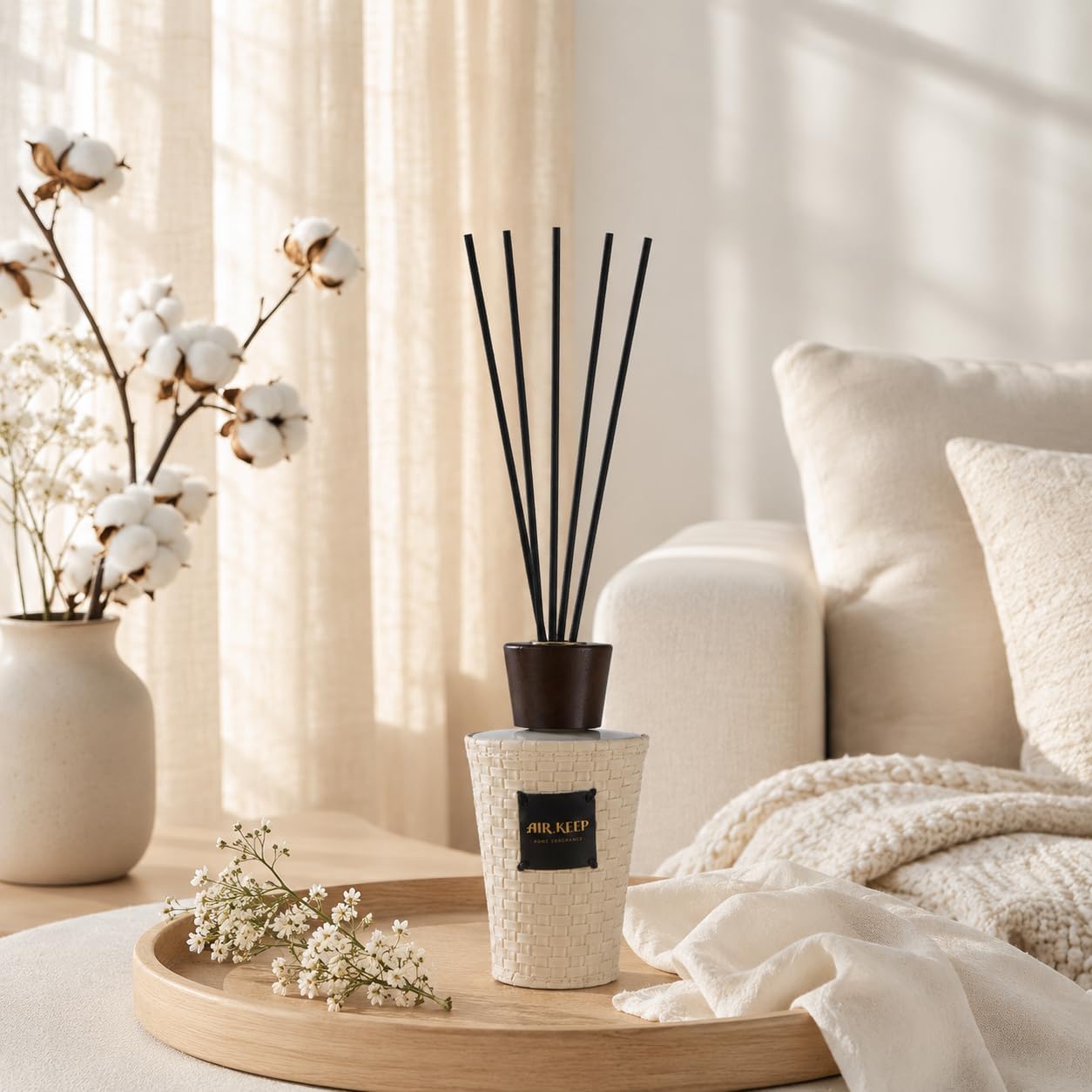 Reed Diffuser Set Clean Linen  - Home Fragrance Linen recensie en prijs