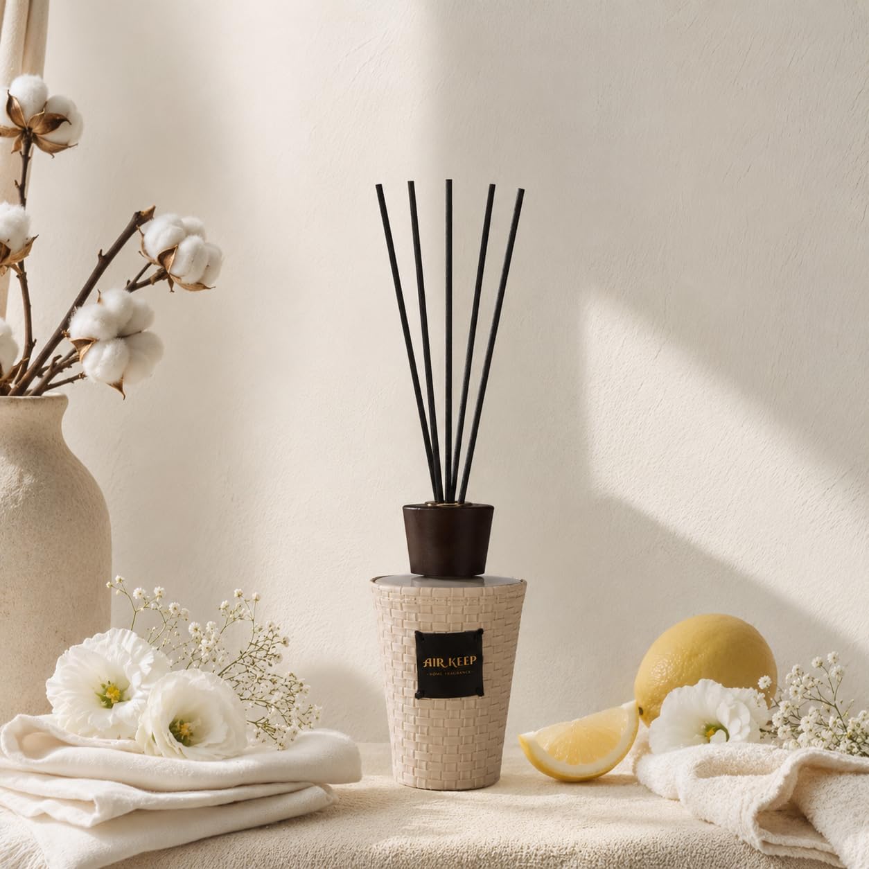 Reed Diffuser Set Clean Linen  - Home Fragrance Linen recensie en prijs