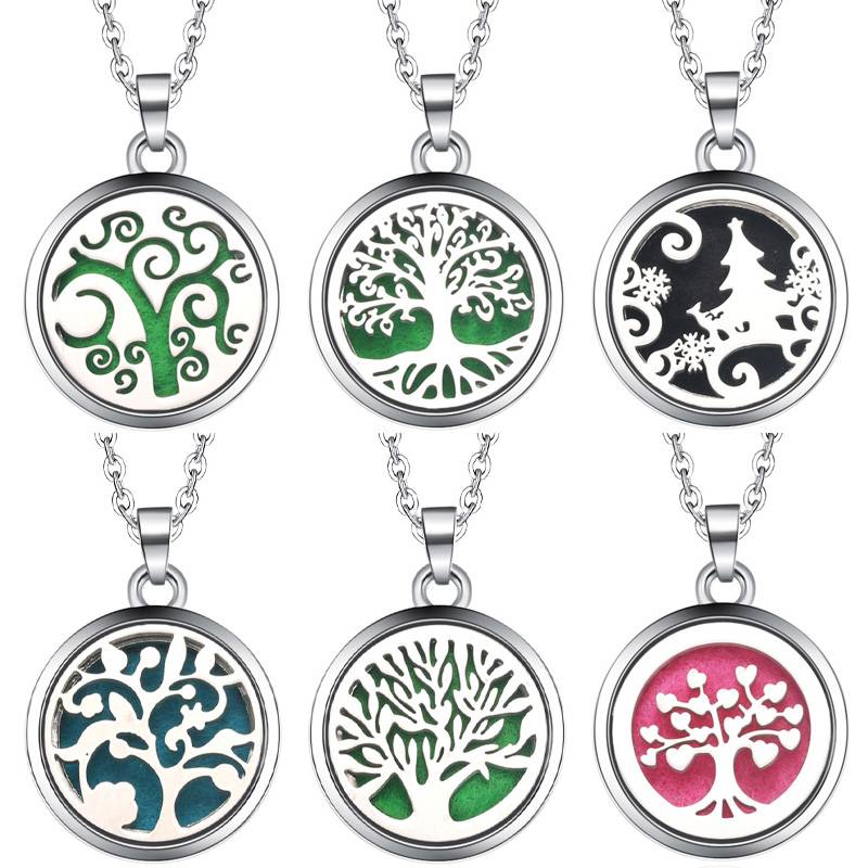Tree Of Life Aroma Box Necklac - Diffuser Necklace Locket recensie en prijs