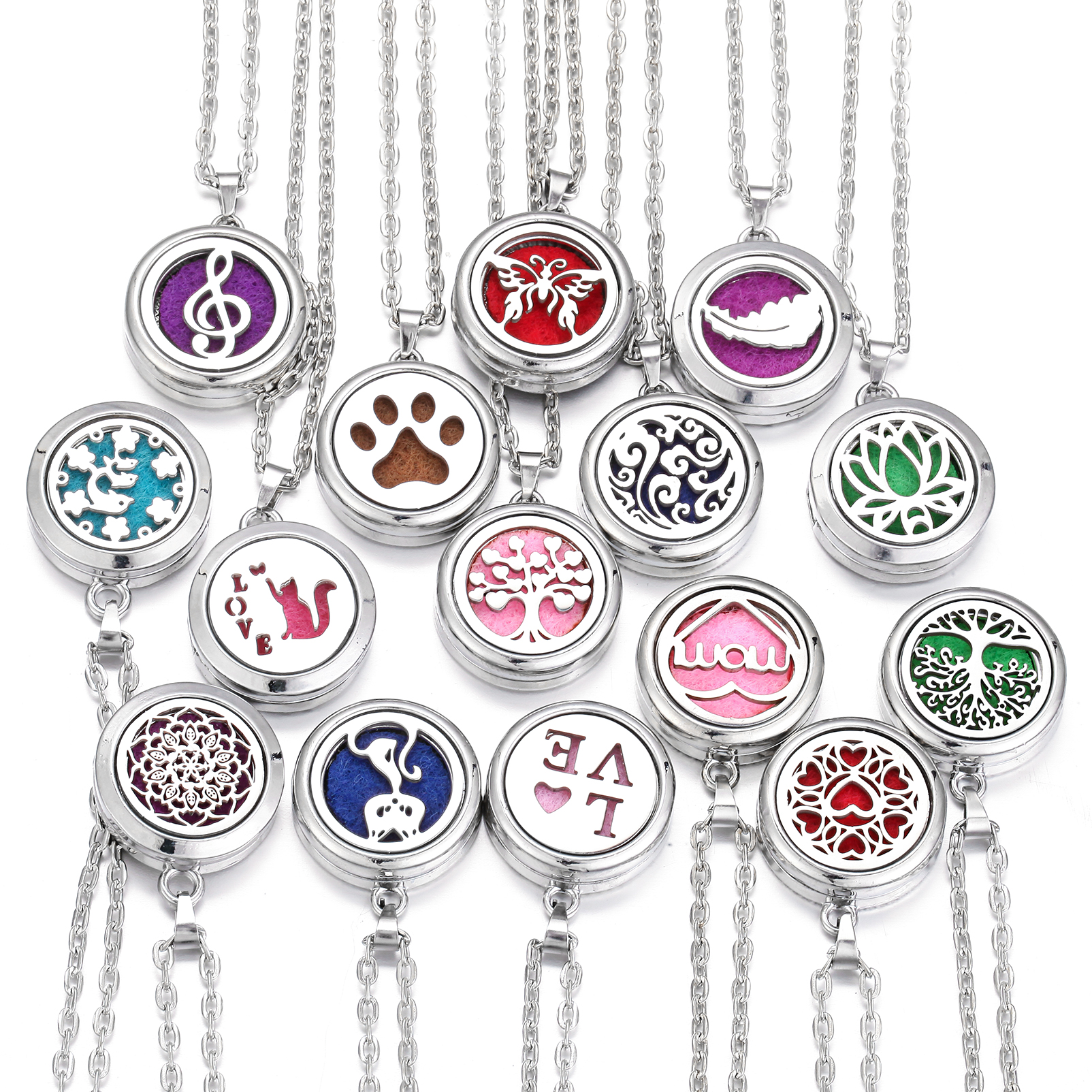 10pcs/lot Aromatherapy Stainle - Diffuser Necklace Locket recensie en prijs