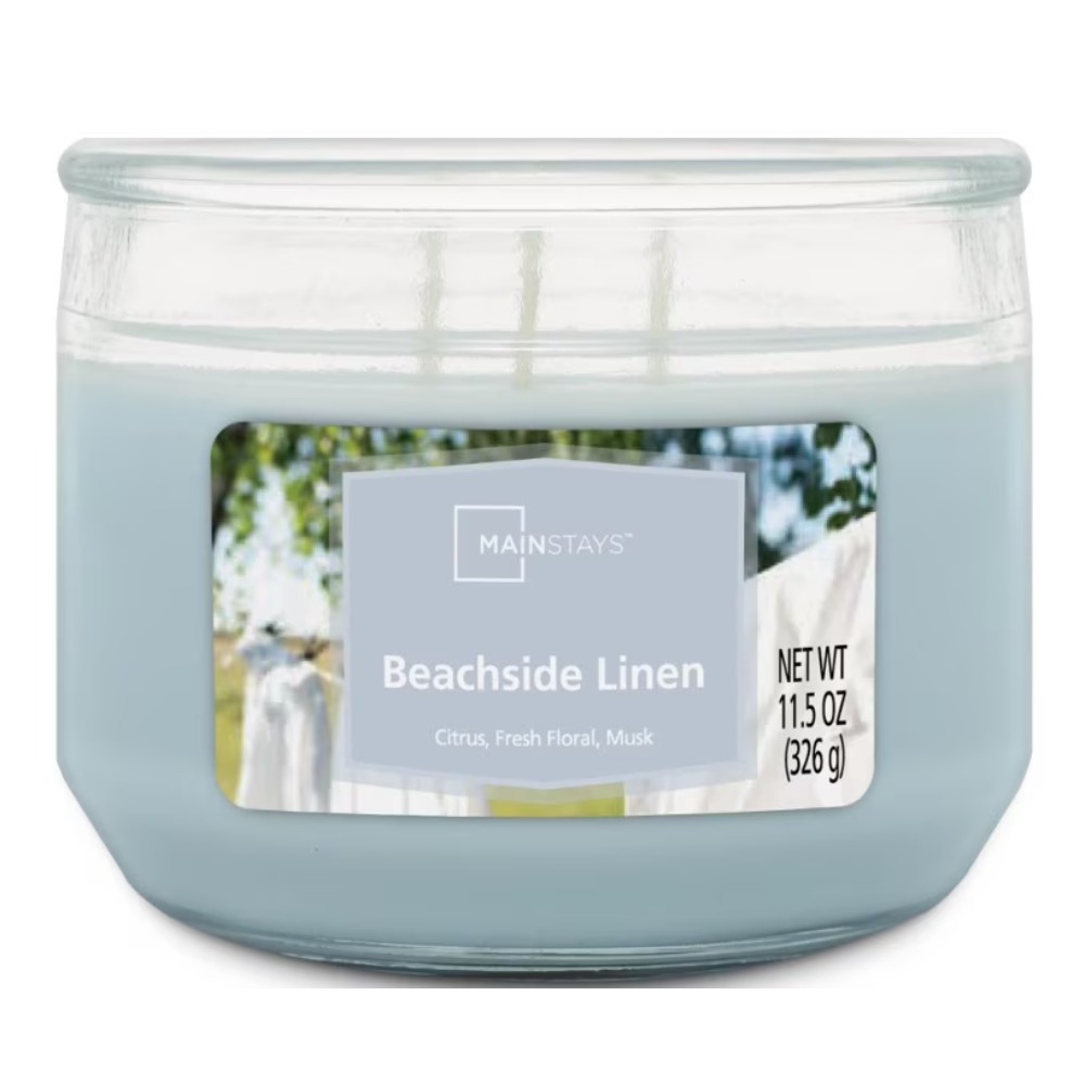 Large 11.5 oz Blue Glass Jar C - Home Fragrance Linen recensie en prijs