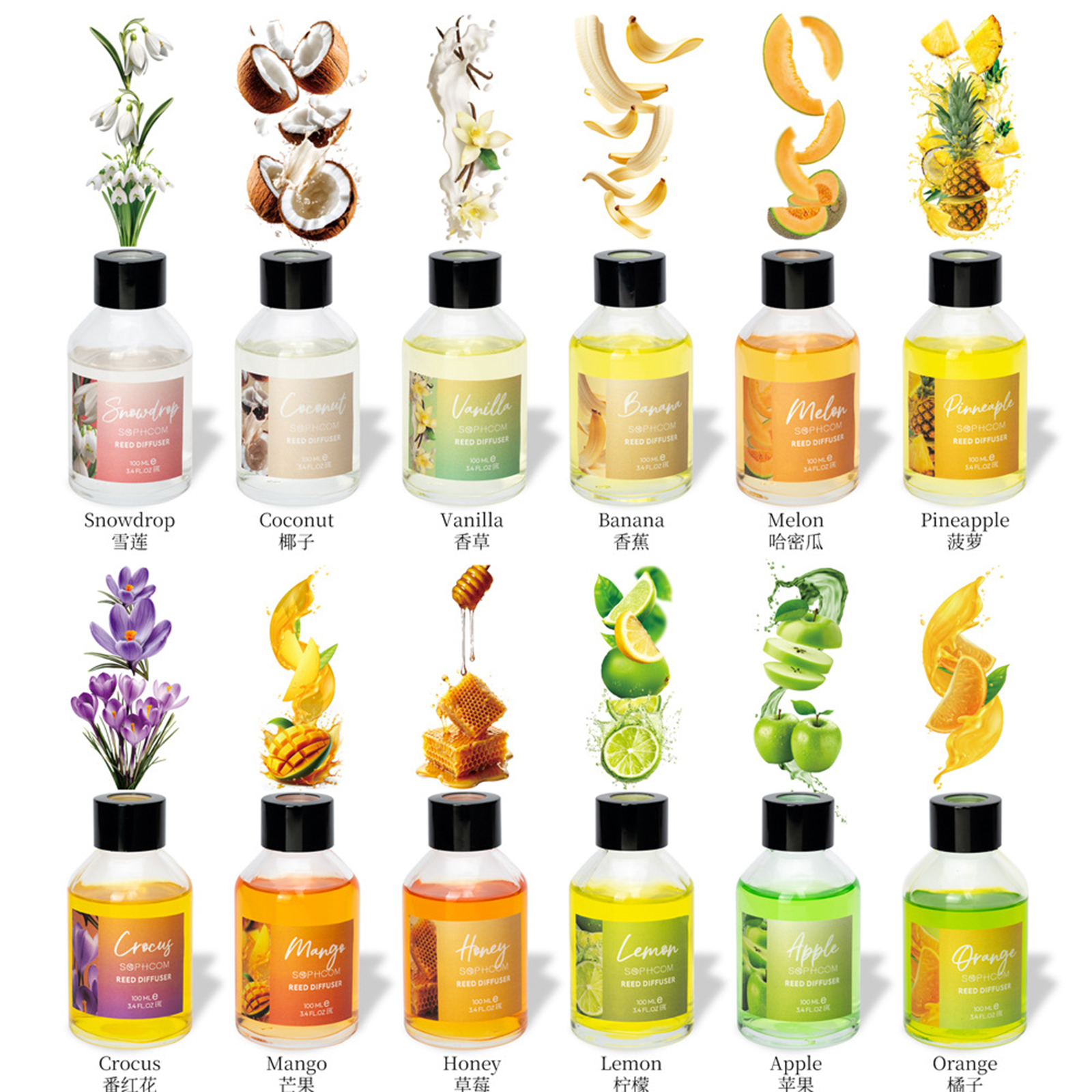 100ml Floral Fruity Reed Diffu - Home Fragrance Set recensie en prijs