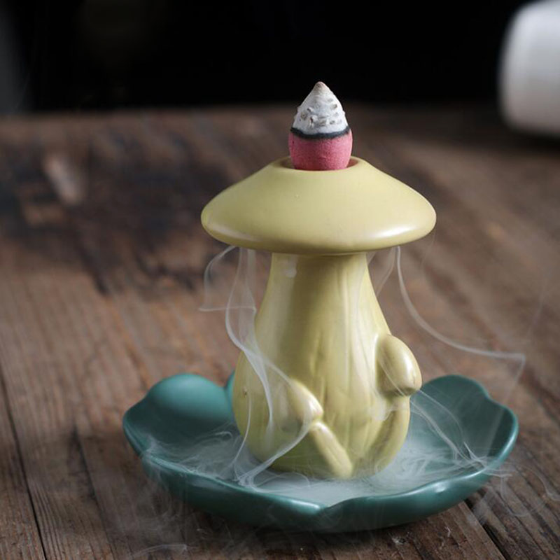 Ceramic Smoking Backflow Mushr - Home Fragrance Items recensie en prijs